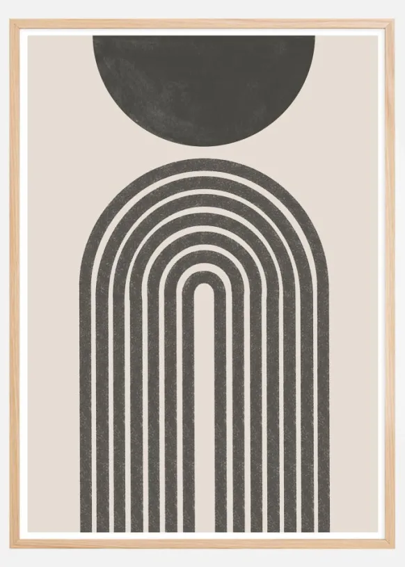 Flow Shapes No22 Poster (21x29.7 cm (A4))