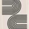 Flow Shapes No14 Poster (21x29.7 cm (A4))