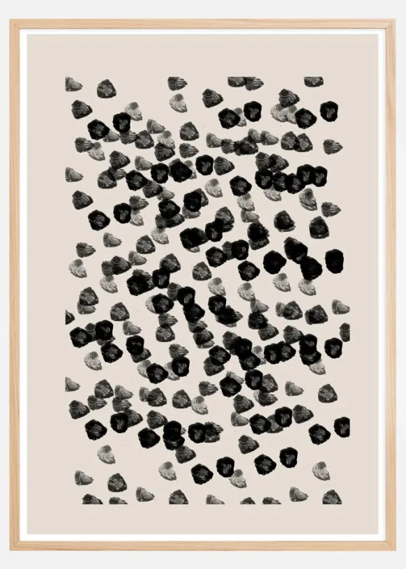 Flow Shapes No20 Poster (21x29.7 cm (A4))