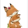 Fox Hugging Canvastavla (30x40 cm)