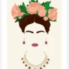 Frida Kahlo Canvastavla (30x40 cm)