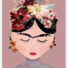 Frida (pastel Version) Canvastavla (30x40 cm)