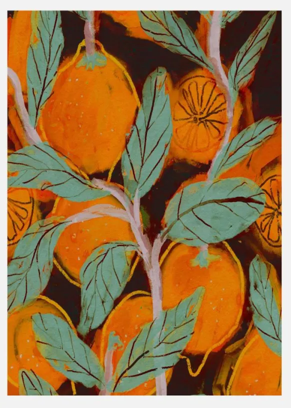 Fruity Tree Canvastavla (30x40 cm)