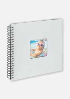 Fun Babyalbum Blå - 30x30 cm (50 Svarta sidor/25 blad)