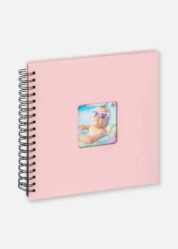 Fun Babyalbum Rosa - 26x25 cm (40 Svarta sidor/20 blad)