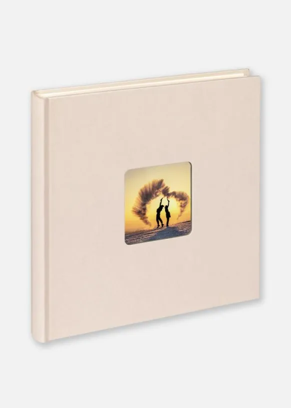 Fun Bröllopsalbum Chamois - 26x25 cm (40 Vita sidor/20 blad)