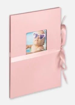 Fun Leporello Babyalbum Rosa - 12 bilder i 10x15 cm