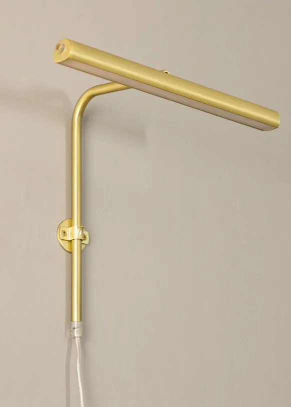Gallery LED 30 cm tavelbelysning - Mässing