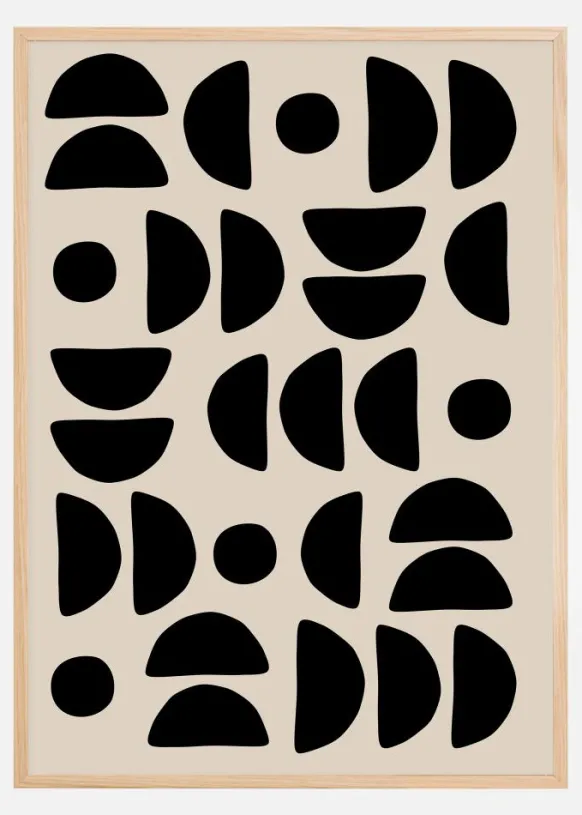 Geometric Pattern Artwork Poster (21x29.7 cm (A4))
