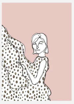 Girl Canvastavla (30x40 cm)