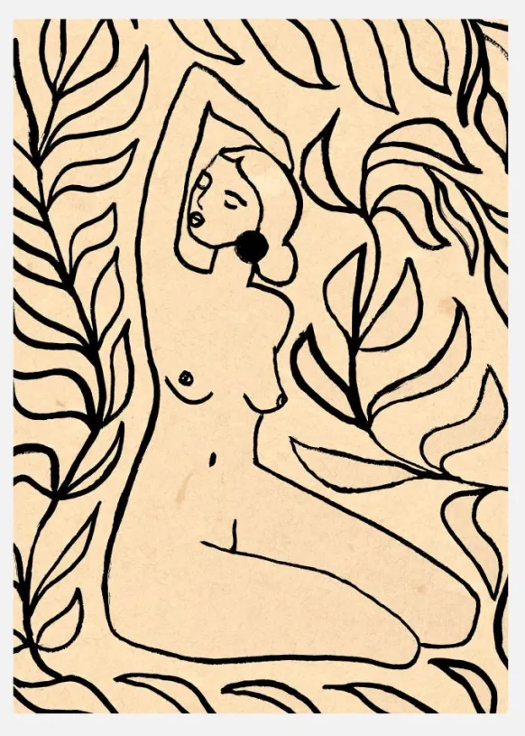 Girl In Nature Canvastavla (30x40 cm)