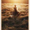 Girl walks in the dew Poster (21x29.7 cm (A4))