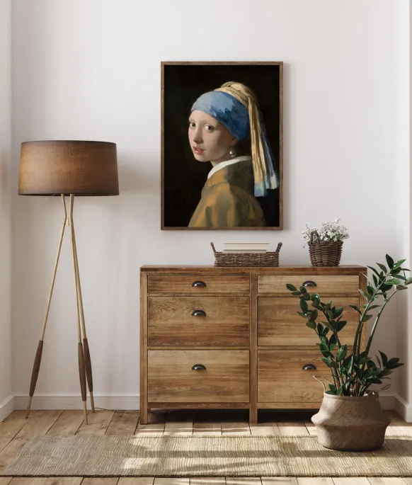 Girl With A Pearl Earring Poster (21x29.7 cm (A4))