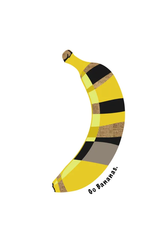 Go bananas Poster (21x29.7 cm (A4))