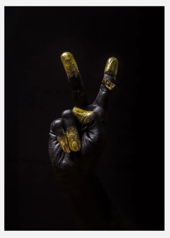 Golden Hands III Canvastavla (30x40 cm)