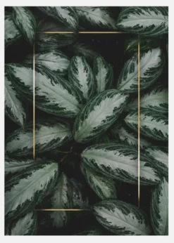 Green Leaves Canvastavla (30x40 cm)