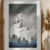 Group Of Egrets Poster (21x29.7 cm (A4))
