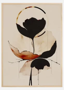 Halo Flowers No 5 Poster (21x29.7 cm (A4))