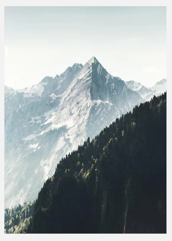 High Mountain Canvastavla (30x40 cm)