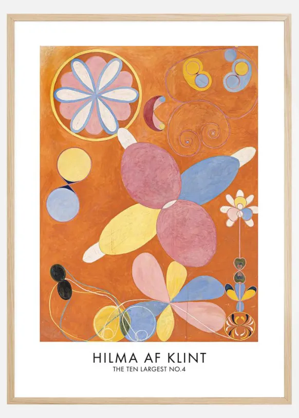 Hilma af Klint - The Ten Largest No.4 Poster (21x29.7 cm (A4))