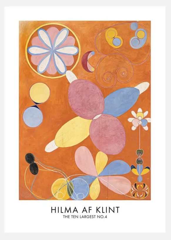Hilma Af Klint - The Ten Largest No.4 Canvastavla (30x40 cm)