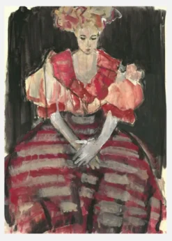 Hommage An Frida Kahlo Xv Canvastavla (30x40 cm)