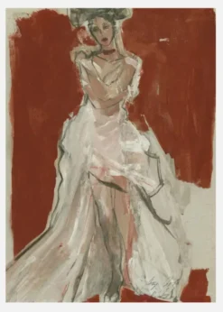 Hommage An Leonor Fini III Canvastavla (30x40 cm)
