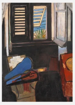 Intacrieur Au Violon - Henri Matisse Canvastavla (30x40 cm)