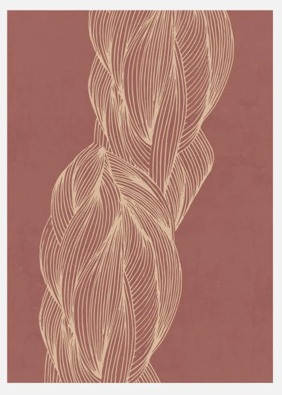 Interlacing Canvastavla (30x40 cm)