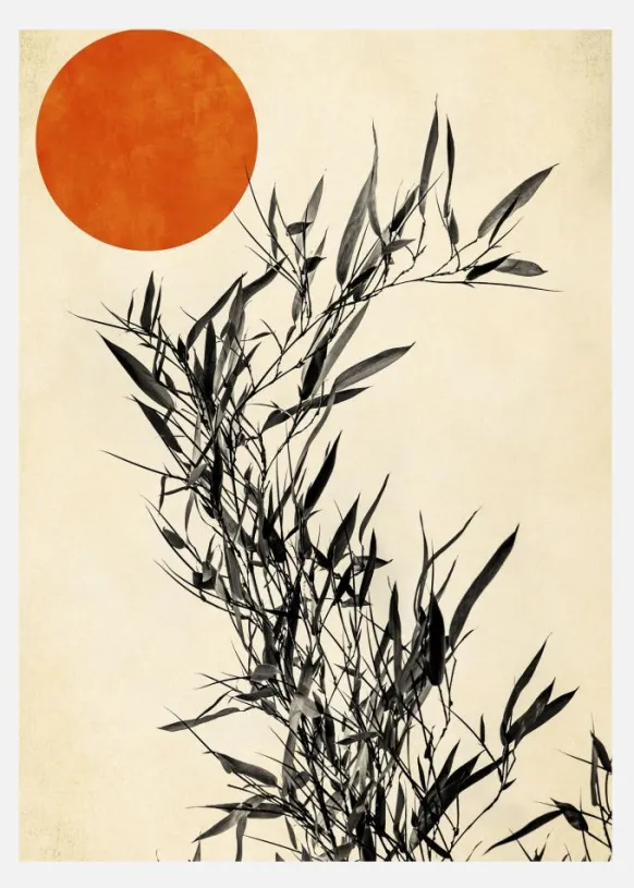 Japanese Birch Canvastavla (30x40 cm)