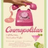 Jlr Cocktails Cosmopolitan Canvastavla (30x40 cm)