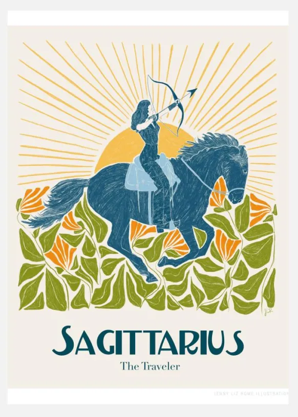 Jlr Sagittarius Copy Canvastavla (30x40 cm)