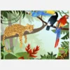Jungle Animals Canvastavla (30x40 cm)