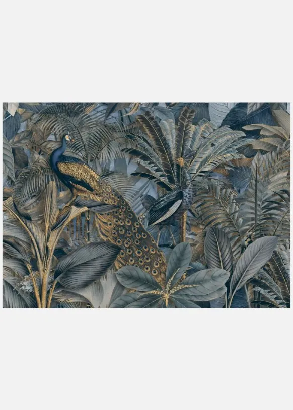 Jungle Birds Garden No3 Canvastavla (30x40 cm)