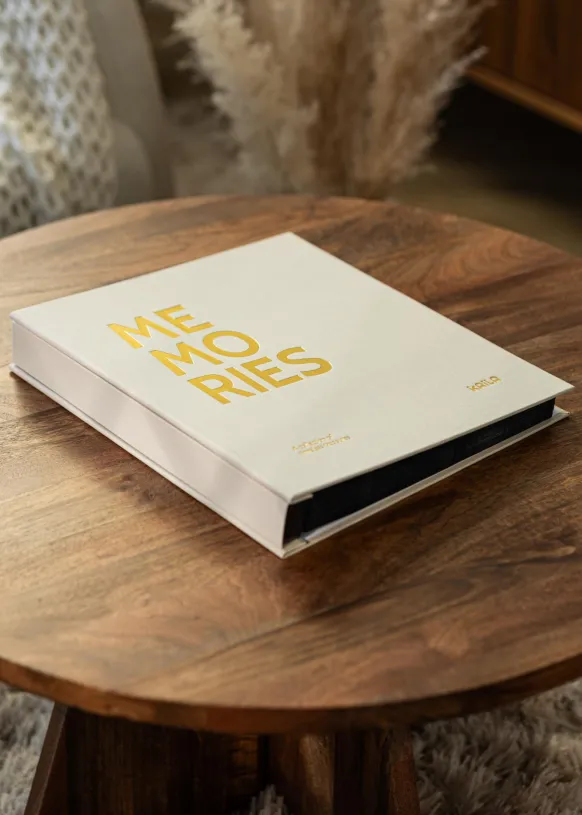 KAILA Fotoalbum Memories Creme - 600 bilder i 11x15 cm