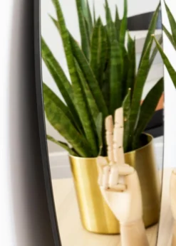 KAILA Round Mirror - Thin Black 70 cm Ø