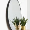 KAILA Rund Spegel Edge Black 110 cm Ø