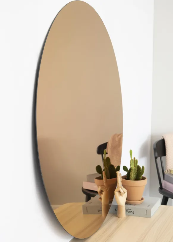 KAILA Rund Spegel Rose Gold 110 cm Ø
