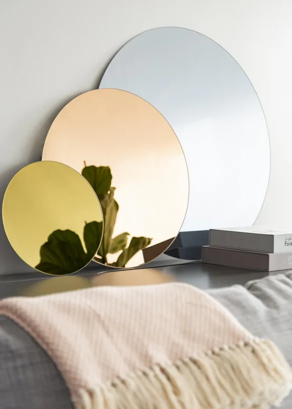 KAILA Rund Spegel Rose Gold 110 cm Ø