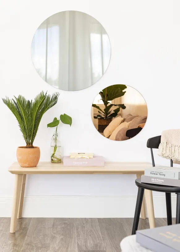 KAILA Rund Spegel Rose Gold 110 cm Ø