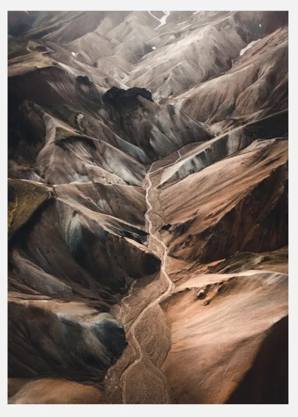 Landmannalaugar Canvastavla (30x40 cm)