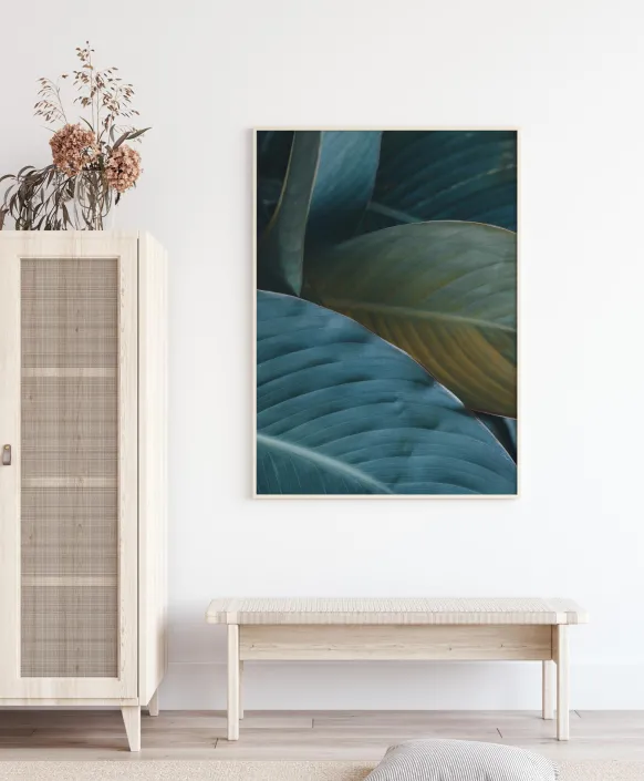 Leaf Close-Up Poster (21x29.7 cm (A4))