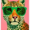 Leo With Glasses Canvastavla (30x40 cm)