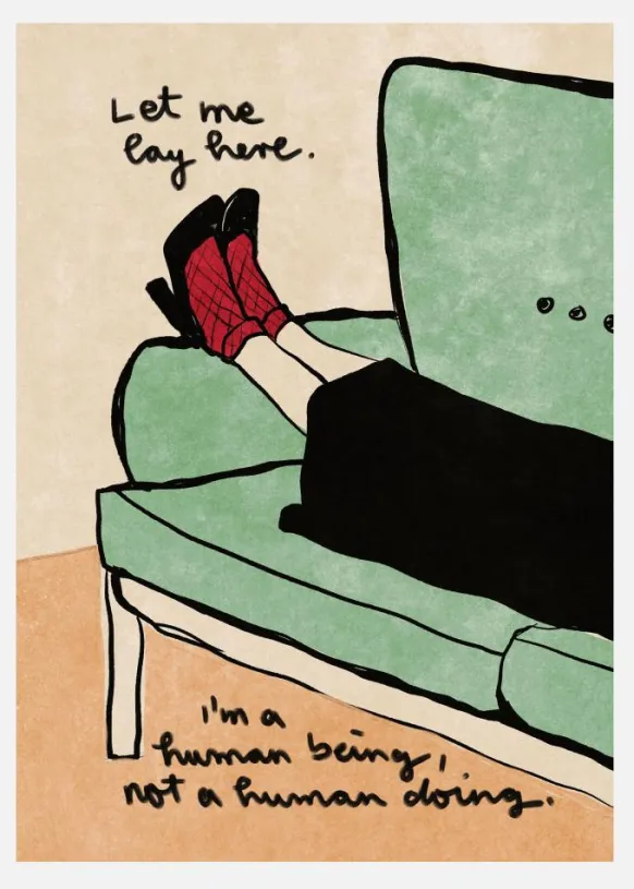 Let Me Lay Here Canvastavla (30x40 cm)