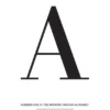 Letter A Poster (21x29.7 cm (A4))