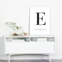 Letter A Poster (21x29.7 cm (A4))