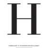 Letter H Poster (21x29.7 cm (A4))