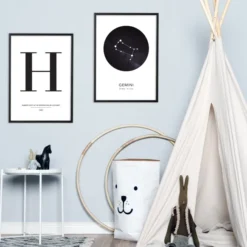Letter H Poster (21x29.7 cm (A4))