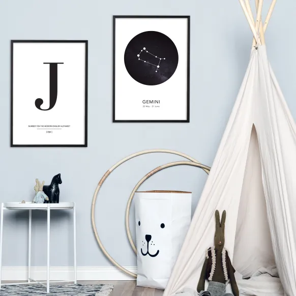Letter J Poster (21x29.7 cm (A4))