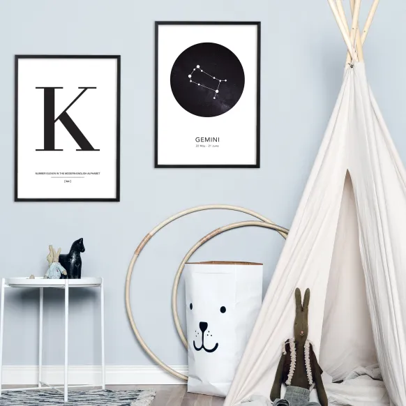 Letter K Poster (21x29.7 cm (A4))